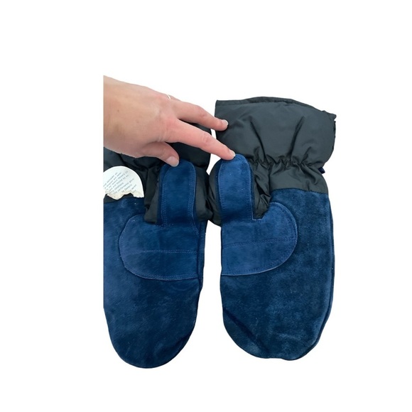 Vintage Mohawk Nylon, Cowhide/Down Filled Skidoo/Winter Gloves/Mittens, Men’s XL - Picture 3 of 6